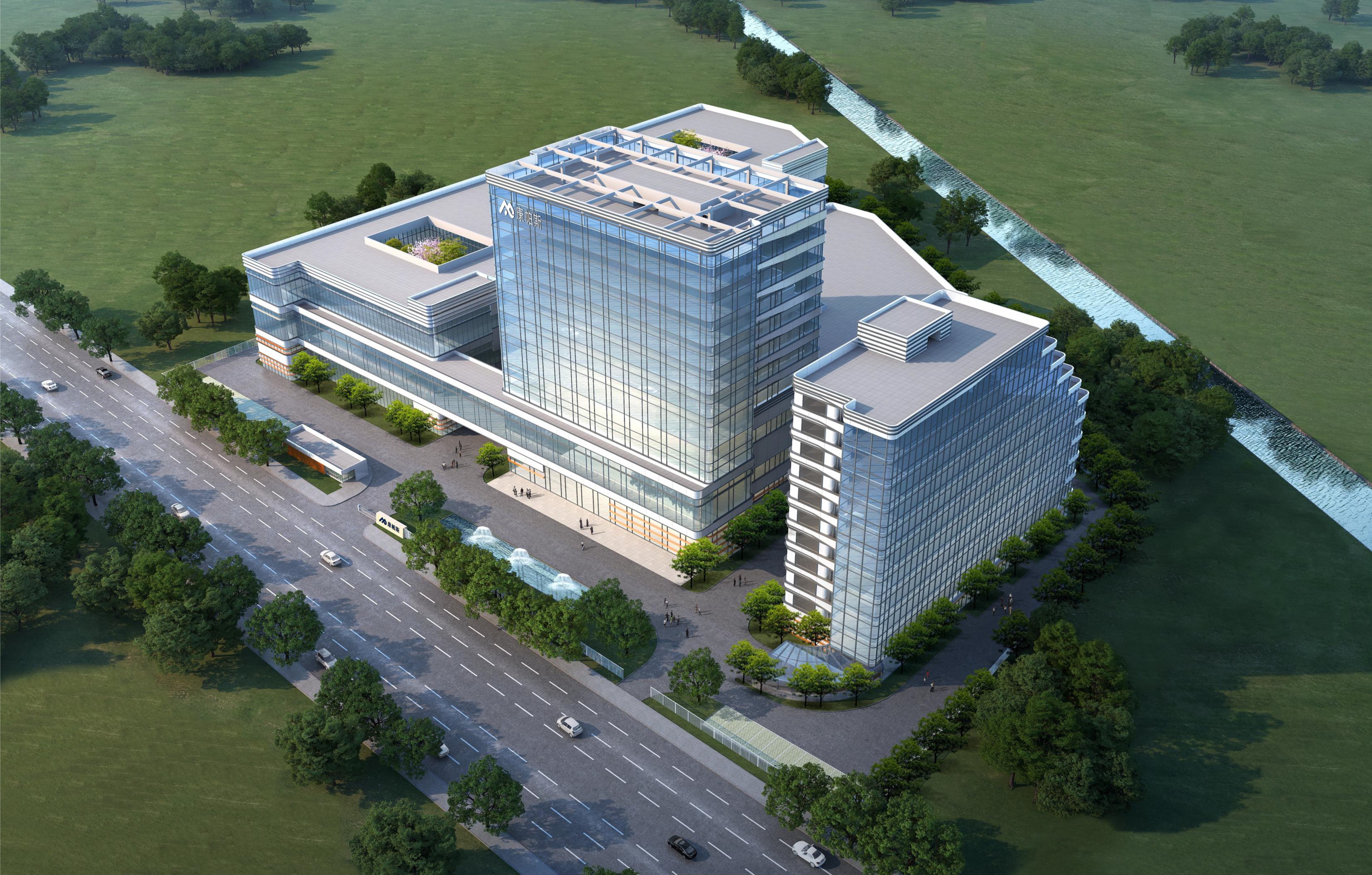 ca88官方唯一网站新总部园区效果图